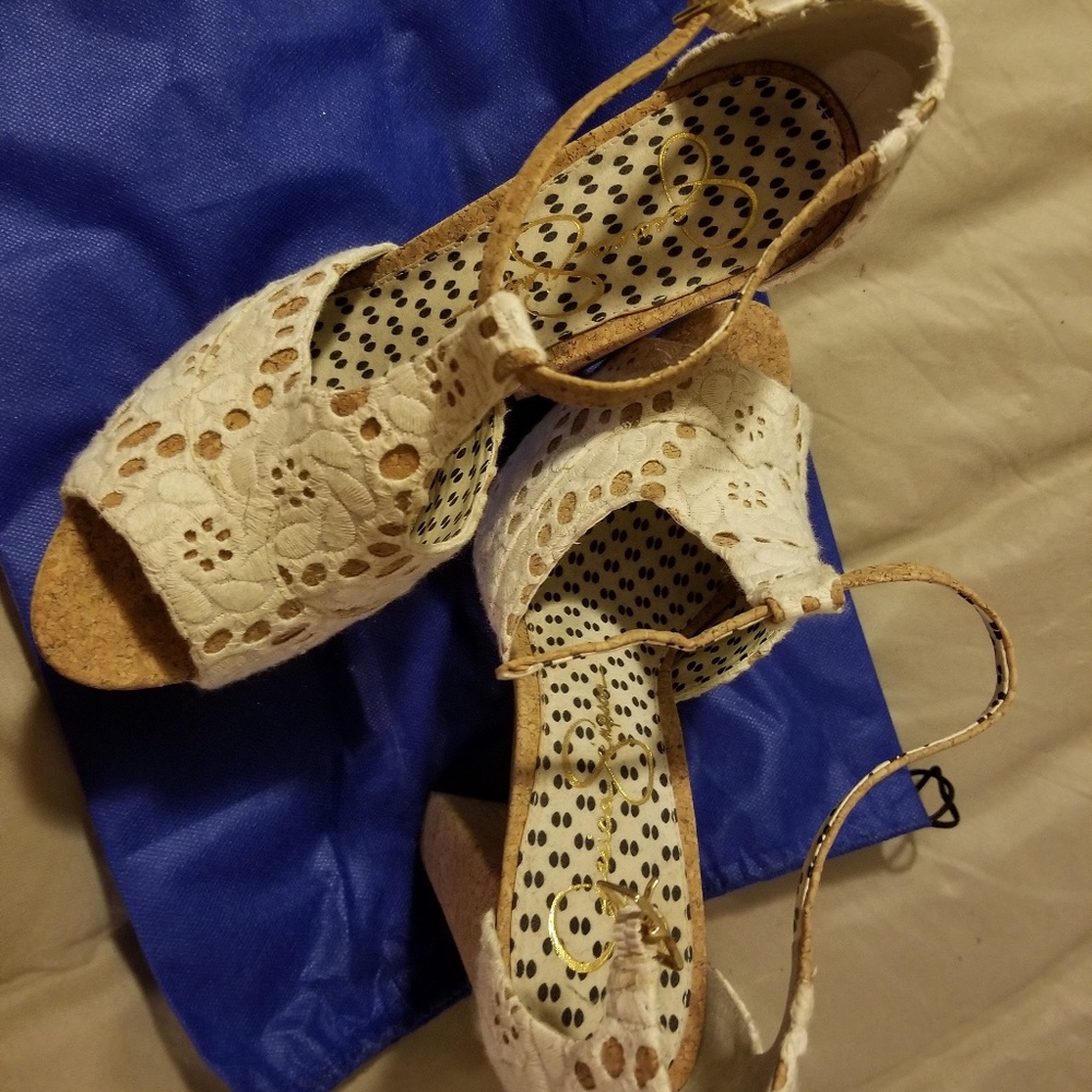 Jessica simpson wedge heels